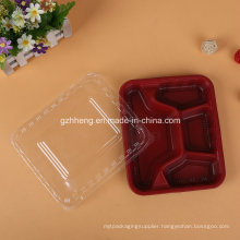 Customized Plastic Restaurant Fast Food Tray (PP food container)